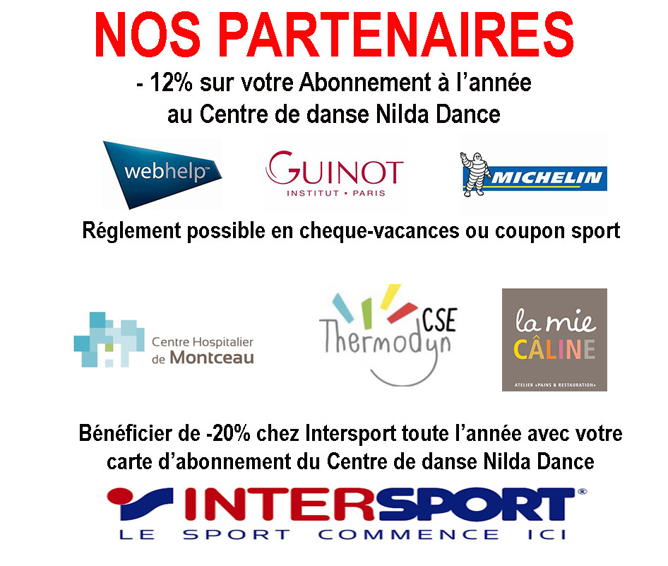 Partenaires et offres Nilda Dance
