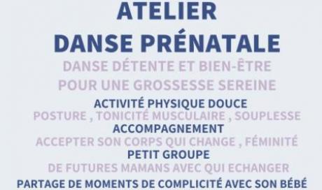 Atelier de danse prénatale à Montceau-les-Mines